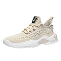 2026 New Men Sneakers Fashion Beige White Color Athletic Breathable Running Shoes Sneakers