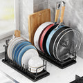 Metal Steel Cabinet Pots Pans Dish Rack Kitchen Storage Tool Home Storage Drying Shelf