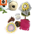 Wholesale Natural Plant Yarns Organic Linen Yarn Sequins Yarn
