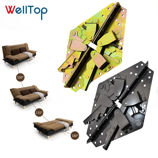 Sf-015 Adjustable Backrest Hinge Angle Lift Sofa Bed Mechanism 3 Position Metal Modern Kitchen Furniture Hardware