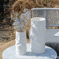 Merlin Living 3D Printing Vase Flower Concave Surface Big Vase Ceramic Home Decor Vase Chaozhou Ceramics Factory Custom OEM