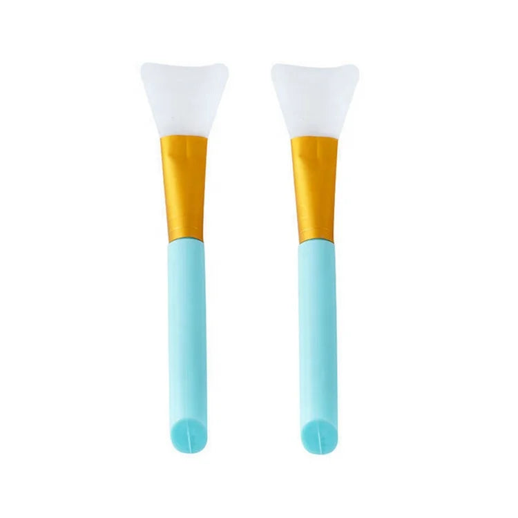 Custom logo Mini Soft Beauty Tools Silicone Facial Face Mud Clay Mask Applicator Brush for Sleeping Mask