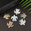 Mother of Pearl Turtle Shell Charm Animal Pendant for Hawaiian Jewelry Making DIY Earrings Necklace
