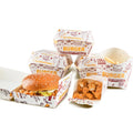 Custom Greaseproof Packing Hamburger Foldable Paper Box Folding Free Hamburger Box