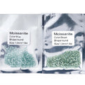 Moissanite Loose Diamond Round Cutting  Melee 0.7mm 3mmt Blue Green Multicolor Loose Moissanite Synthetic Gemstone