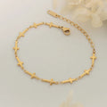 Quality Bangles Vendor Wholesale Trendy Stainless Steel Bracelet Gold Plated Cross Bracelets Pulsera De Acero Inoxidable