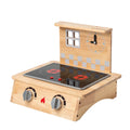 Hot Selling Simulation Early Education Puzzle Induction Cooker Children Cooking Wooden Kitchen Toys