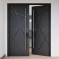 French Standard Entry Security Double Door With Frame Open Inside Luxury Exterior Double Doors Cast Aluminum Front Double Door