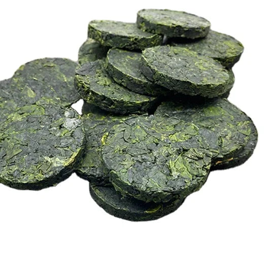 Premium Kunbu Sea Vegetable Pure Raw Pressed Round Cakes Edible Dried Kombu Seaweed for Food