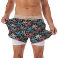 Summer Water-Reveal Beach Shorts Custom Fashion Men's Side slip Pockets Water Reactive Short Color Changing Swim Trunks