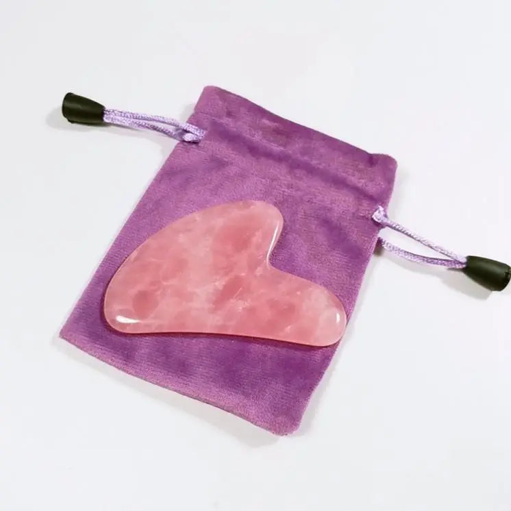 DIY Hot Selling Rose Quartz Gua Sha Purple With Low Price