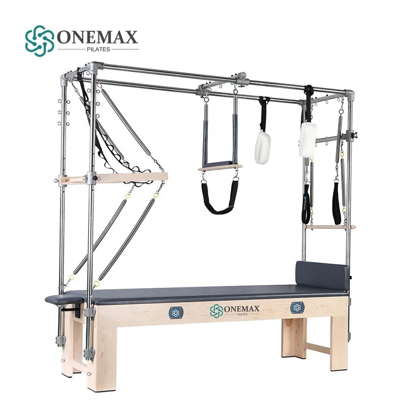 ONEMAX Hot Selling New Gym Pilates Machine Cadillac Equipment Reformer Maple Wood Trapeze for Fitness Exercise Customized Logo