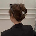 Wholesale Retro Hair Accessories Women Girls Metal Alloy Hair Claw Clips Gold