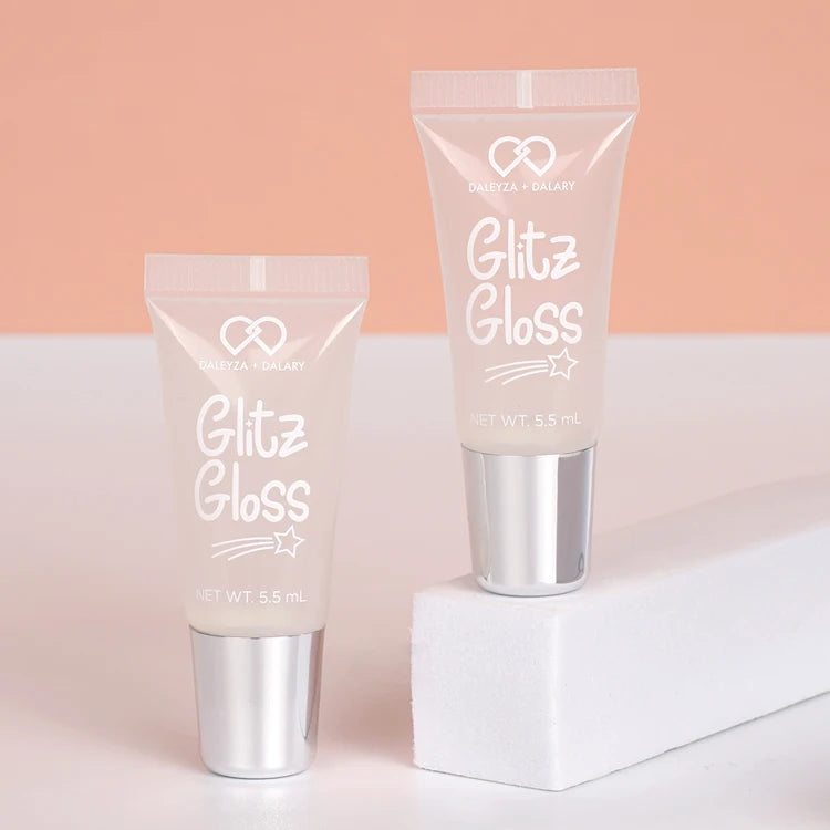 Empty 15ml Plastic Clear Round Lip Balm & Lip Gloss Squeeze Tube with Gold/Silver Top Cap Offset Printing Custom Color