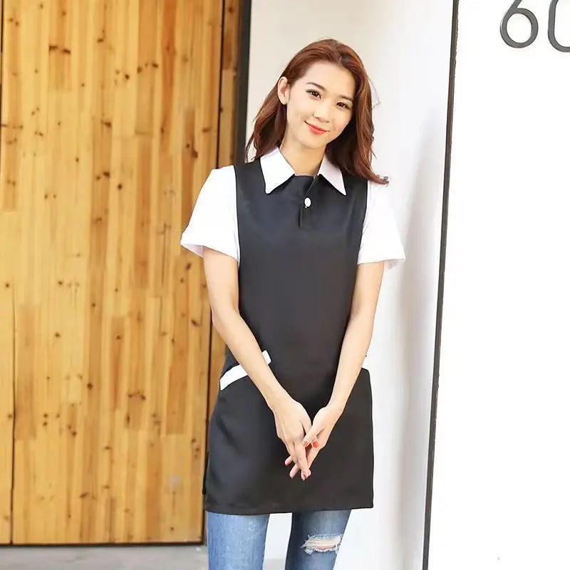 Support Add logo Restaurant Salon Waiter Uniform Dress  Bartender Apron