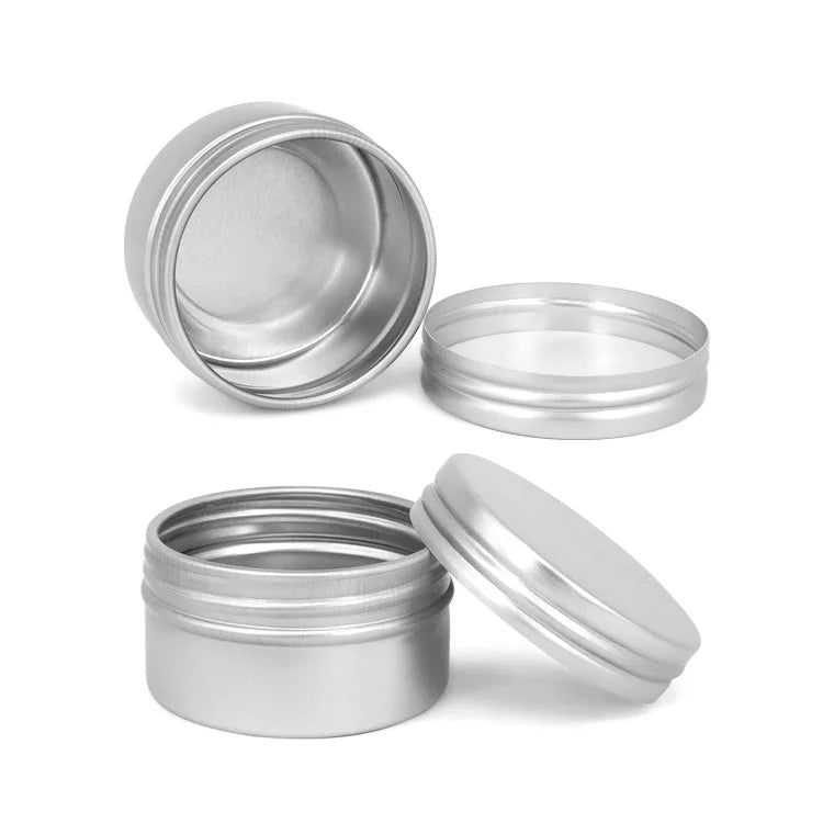 25g mini Round Decorative Gift Empty Tin Can Jars Aluminum Metal tea Tins Coloured Jar Of Jam Canning Tin