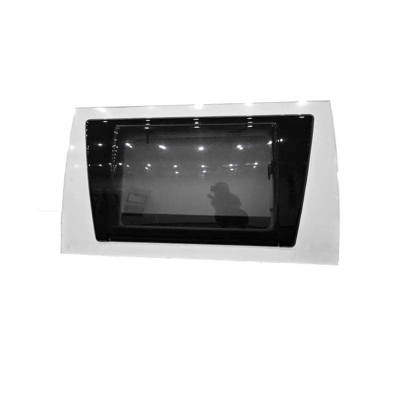 Factory Motorhome Curved Window with Transparent Gray Cover Flynet for Camping Car