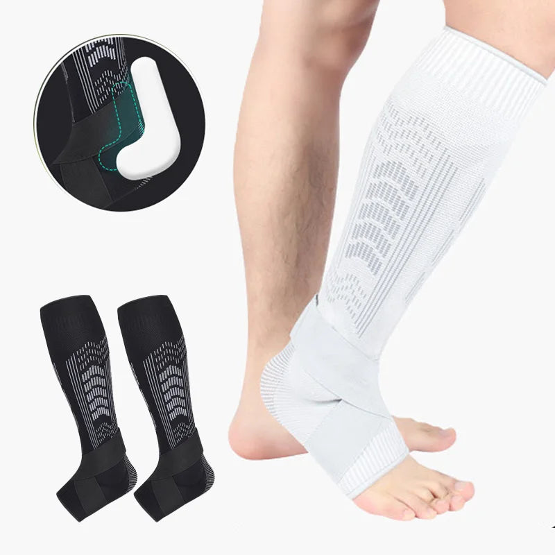 Breathable Compression Knitted Soft Shin Guard Anti-Slip Knee Protection Professional Spandex Nylon for Football Running Guards