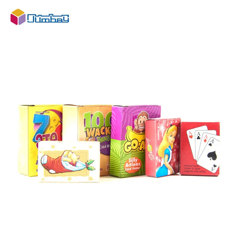 Personalized Customization Kids Cartoon Card Game Printing Excellent Quality Eco-friendly Paper Material Card Game