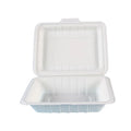 Custom Designed 100% Biodegradable Cornstarch Clamshell Bento Lunch Boxes 30 oz Capacity Bofa Brand for Takeaway Hotels Fast