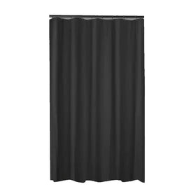 Factory Price Black Shower Curtain Liner 200x220cm Water Repellent Polyester Extra Long Fabric Shower Curtains Screen
