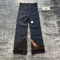 DENIMGUYS Vintage Stylish Men's Baggy Allover Rhinestone Embroidery Jeans High Street Y2k Men Digital Printing Denim Pants Jeans