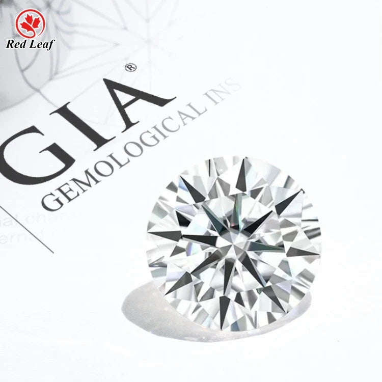 Redleaf 2 Carat Loose Diamond DEF Color VVS Certified HPHT CVD Lab Grown Synthetic Diamond IGI  Certificate