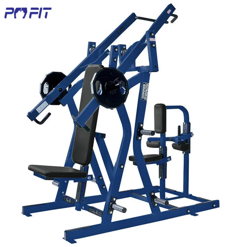 Bodybuilding Strength Training Gym Machine Pin Loaded Seated Chest Press and Shoulder Press Workouts for Arms and Fitness