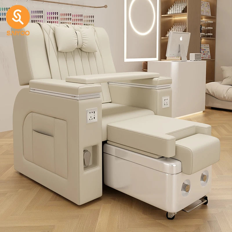 Popular Design Spa Pedicure Chair No Plumbing for Salon Pedicure Chair with Massage Pedicure Chair with Stool
