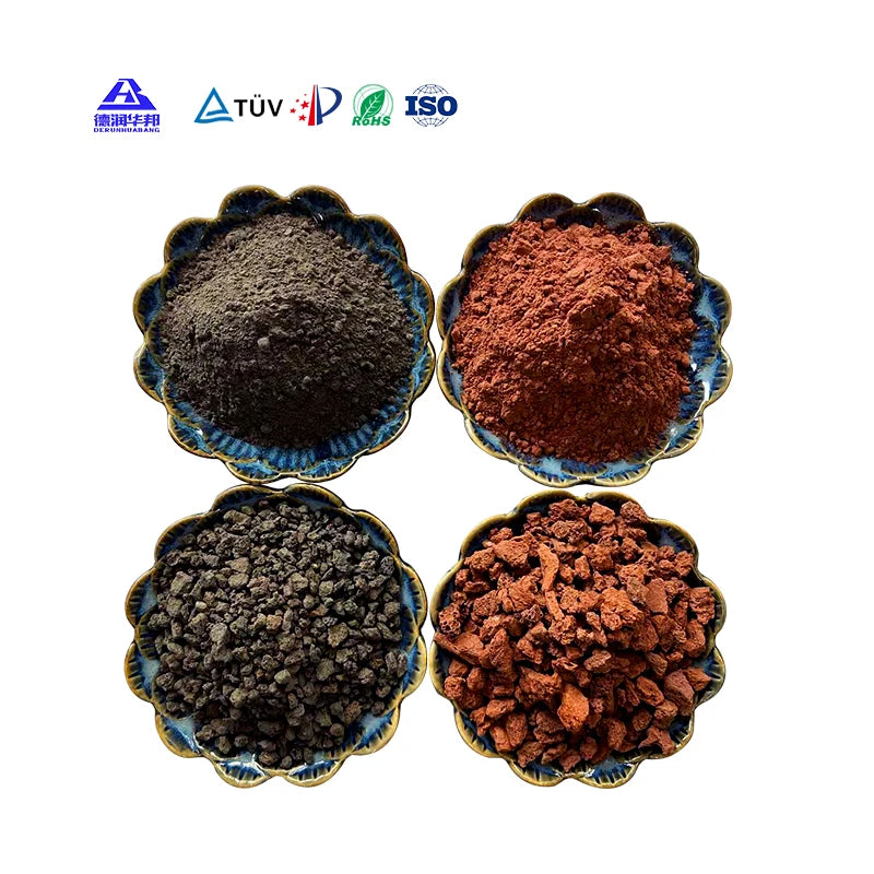 Manufacturers Supply Perforated Volcanic Stone Aquatic Ring Lava Stone with Hole Aquarium Aquatic Plant Ring