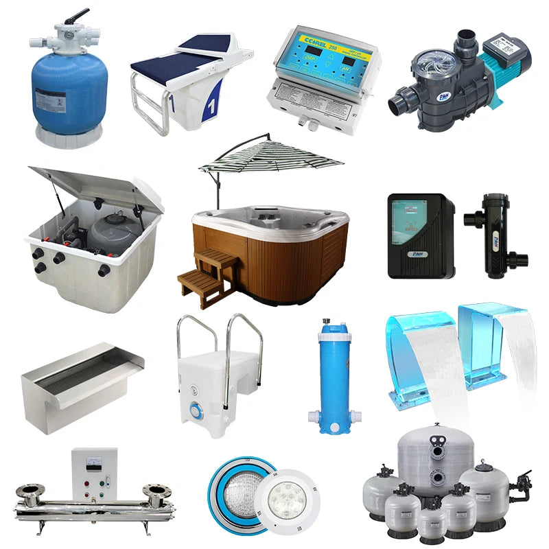 Chinese Manufacturer Full Sets Swimming Pool Equipment and Accessories Pool Filter and Pump