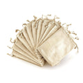 Eco Friendly Agricultural Products Food Fruits Biodegradable Linen Organic Cotton Bag Drawstring 40x50