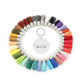 Home Decoration Personalized  Blank Sublimation Round Keychain With Tassel