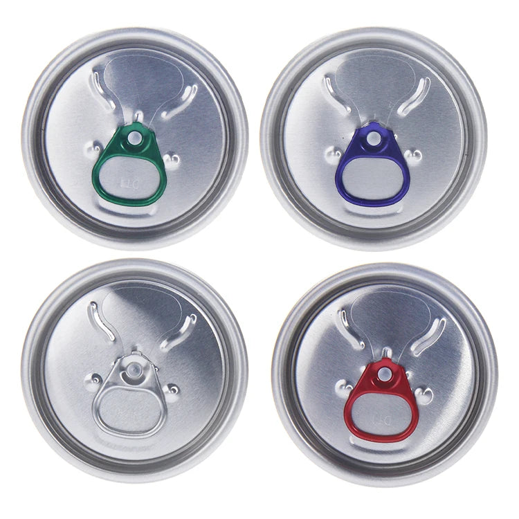 2024 Hot Style Food Packaging Aluminum Foil Milk Powder Dry Goods Bottle Easy Open Can Lid 300 for Soda Beverage Cans