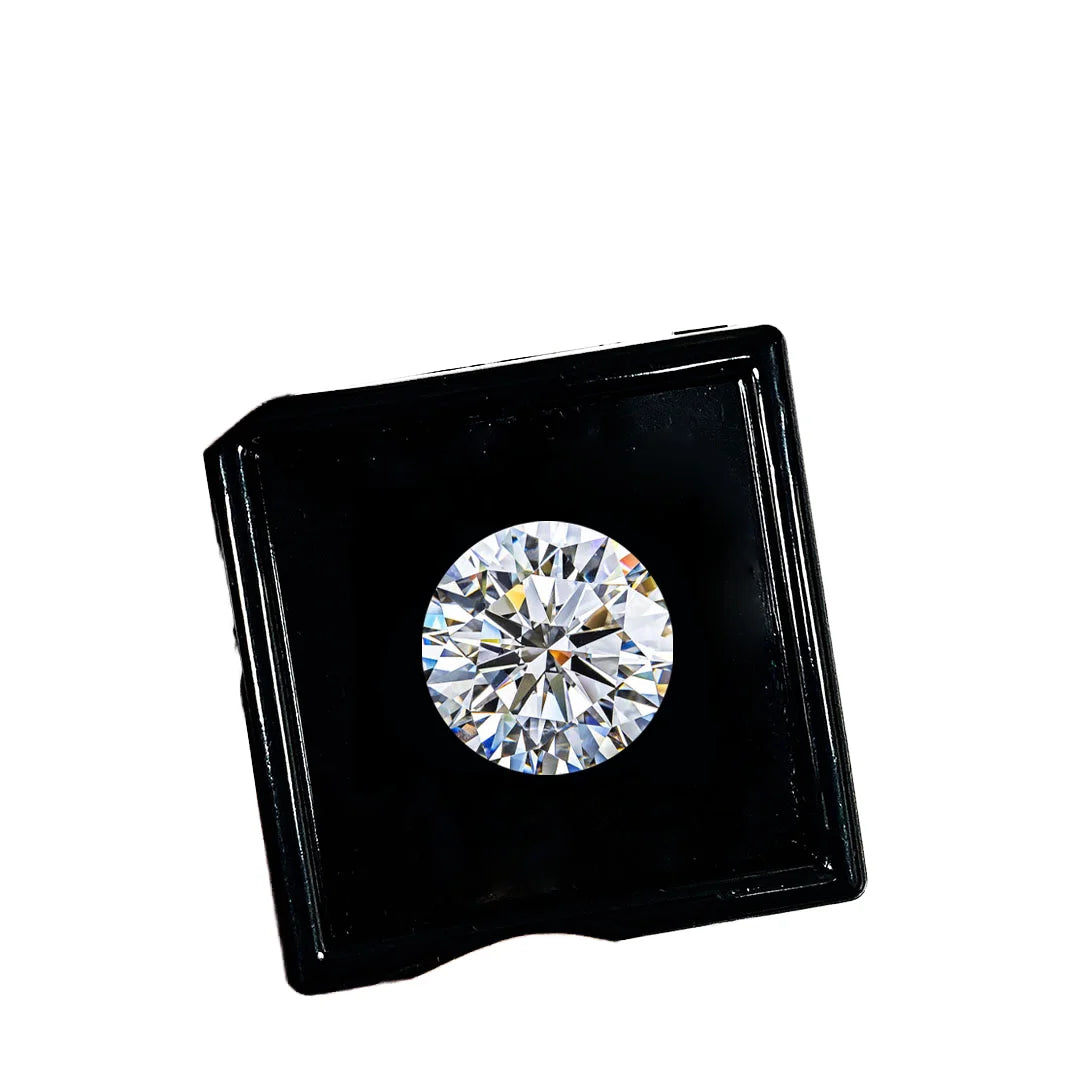VOAINO 3.03CT E Color VS1 Round Cutting White Synthetic Loose Lab Grown Diamond HPHT Rough Certification IGI