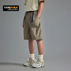 QUICKSHOW CORDURA Workwear Pants Fashion Cargo Shorts Outdoor Waist Belt Streetwear Custom Loge Hiking & Jogger Shorts for Men
