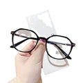 ZY2053 New 2023 Fashion Glasses Men and Women Anti Blue Light Irregular Shape Frame Lock Blue Light Glasses