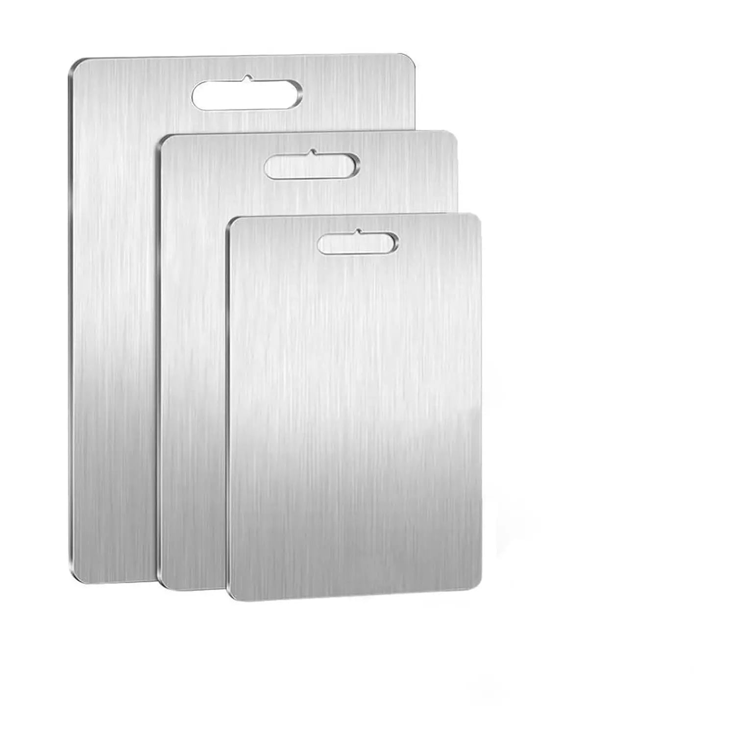 Pure Cutting Boards With Juice Groove Metal Grade Food Double Sided Titanium Cutting Board for Cutting Meats Vegetables