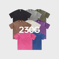 Wholesale Custom 230g Cotton Oversized Unisex Washed Tshirt Vintage Acid Wash T-shirts