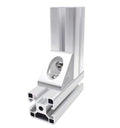 Smooth and Flat Corner Bracket for 4040 4080 Aluminum Profile Non-stuck Point Angle Aluminum Bracket for Sim Racing Rig