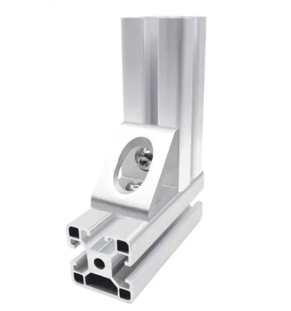 Smooth and Flat Corner Bracket for 4040 4080 Aluminum Profile Non-stuck Point Angle Aluminum Bracket for Sim Racing Rig