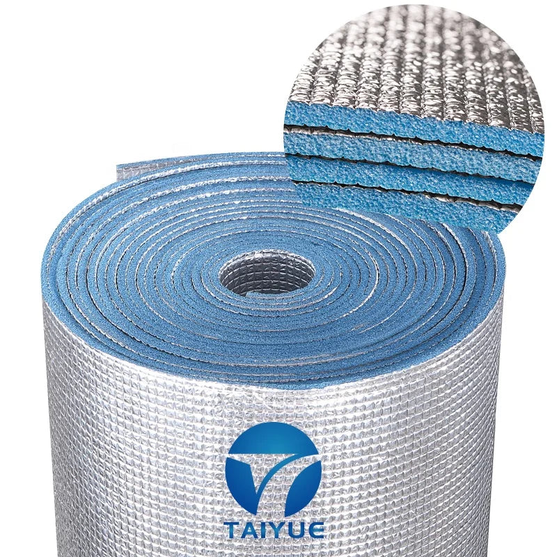 Aluminium Coated XPE/PE Foam Insulation Sheet 3mm 5mm 6.5mm Customized Modern Warehouse Roof Heat Insulation