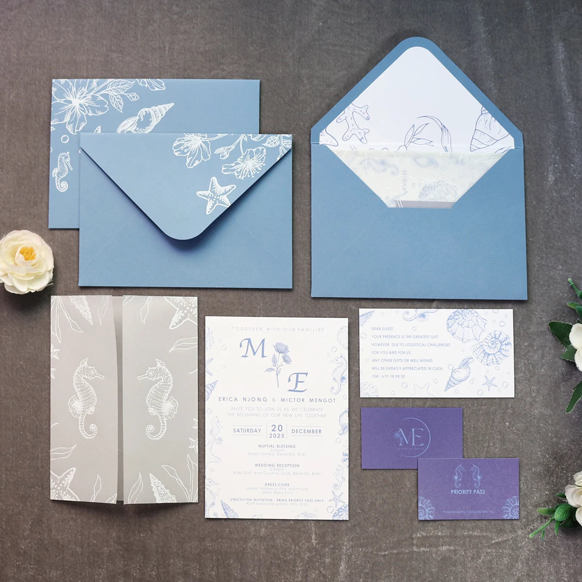 Custom Printed Luxury Wedding Invitation Cards Translucent Vellum Jacket with Paper Envelope Featuring Music Angel Cross Styles