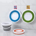 Collapsible Bucket Portable Folding Bucket Water Container with Sturdy Handle for Cleaning Fishing Car Wash Picnic Travel Random