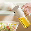 Oil Spray Bottle 250ml High Borosilicate Glass Cooking Oil Dispensers Olive Oil Sprayer Mister for Air Fryer Salad Baking BBQ