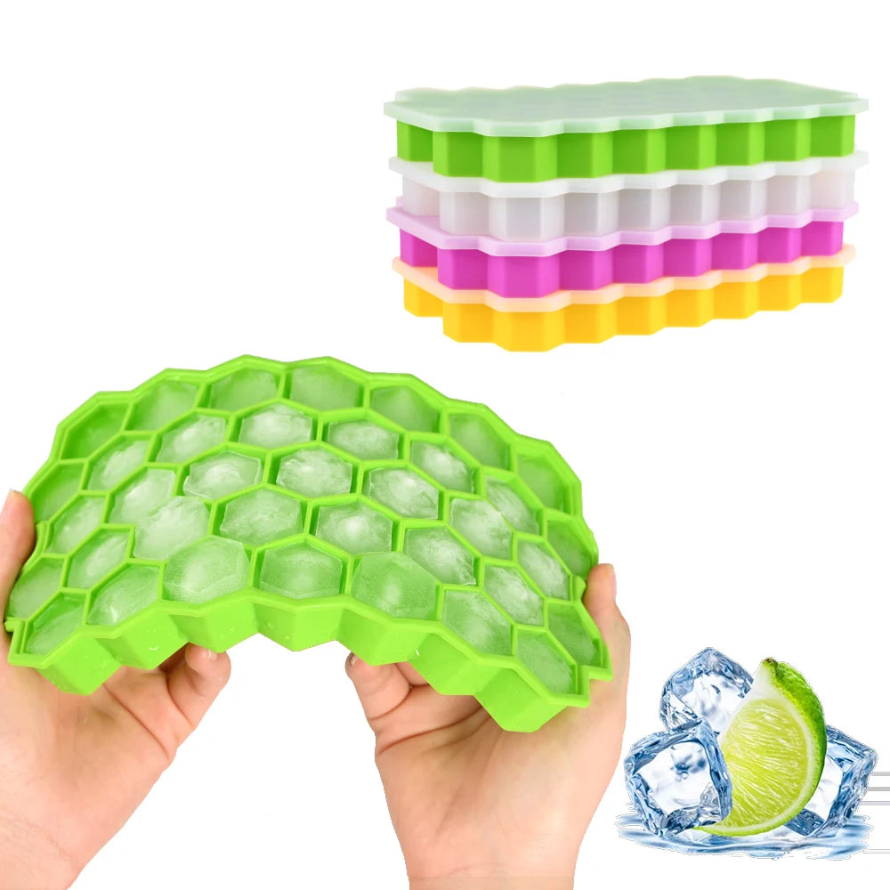 Food Grade Portable Ice Maker Silicone Ice Cube Tray Colorful Silicone Ice Mold for Whiskey