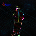 WL-017 433 Wireless Control LED Hip Pop Suits LED Jacket  Michael Jackson Dance Costumes Performance Wear Luminous Clothing