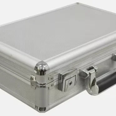 Eco-Friendly 15\" Aluminum Metal Carrying Storage Box Portable and Durable with Simple Style