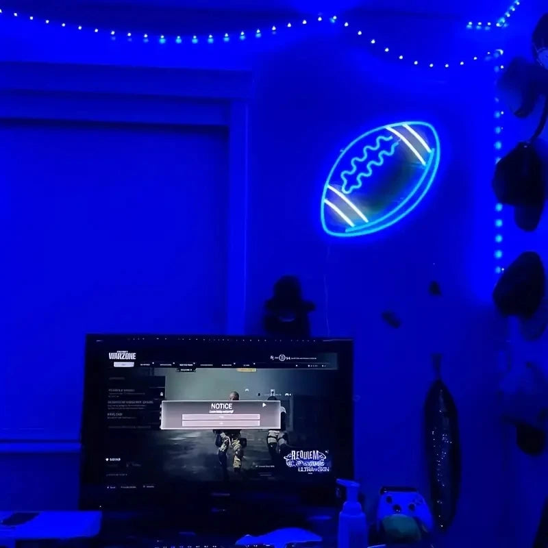Dropshipping NO MOQ Fast Delivery Factory Custom Neon Sign and American Football Neon Sign Custom Made Wedding for Party Decor
