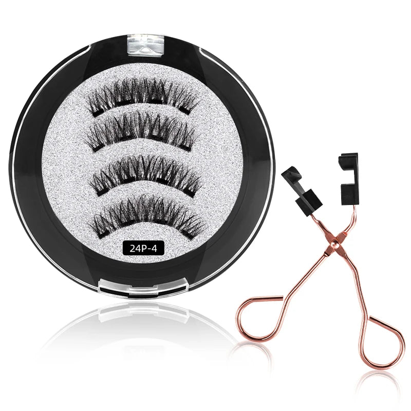 Amazing Light Weight Magnetic Wispy Lashes Vendor Private Label Magnetic Eyelashes Mink Magnetic Eyelashes
